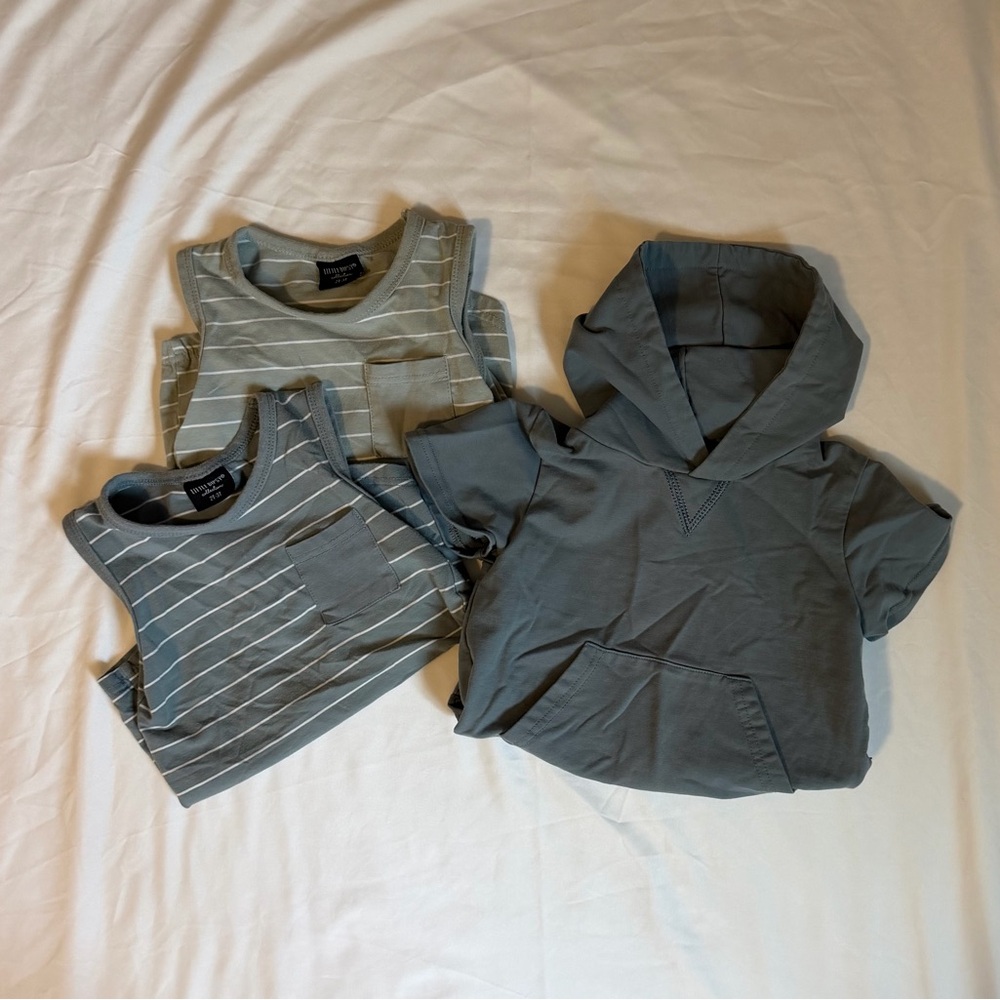Little Bipsy Toddler Tanks and Short Sleeve Hoodie
